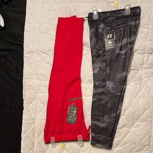 Russell Athletic Red Joggers and Gray Joggers